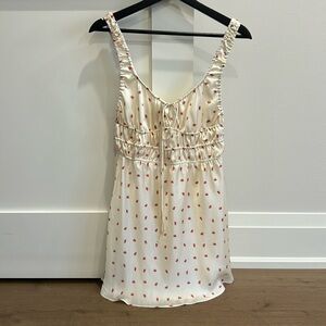 ZARA Floral Satin Dress